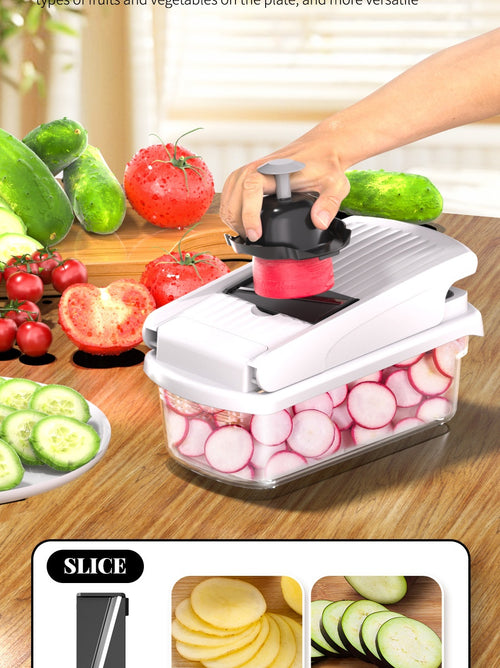 Household Multi-function Vegetable Chopper Kitchen 15-in-one