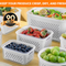 Food Storage Containers for Fridge with Removable Colander