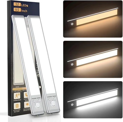 3-Color Lighting Punch-free Smart Sensor Magnetic Rechargeable LED Lights💡