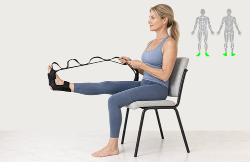Multifunctional Foot and Leg Stretching Strap – For Training and Rehabilitation