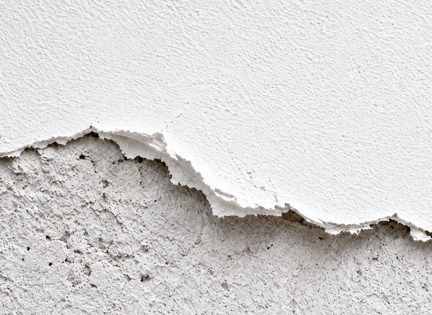 Close-up of a wall coating