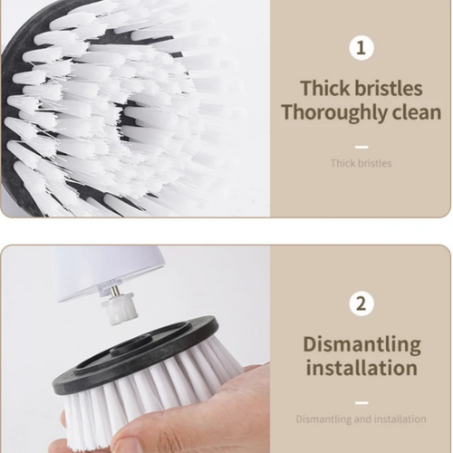 Electric Multi-Purpose Power Scrub Brush Set