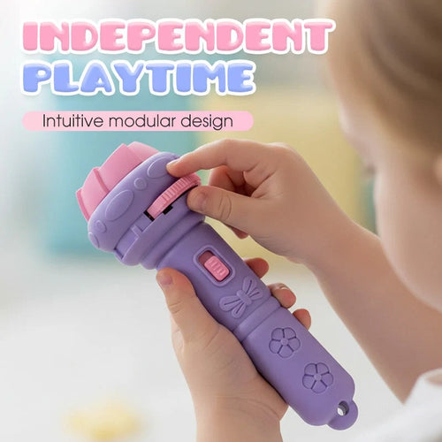📢 Early Education Projector Torch for Kids 🔦 Click, Project & Learn – A Pocket-Sized Nighttime Adventure ✨