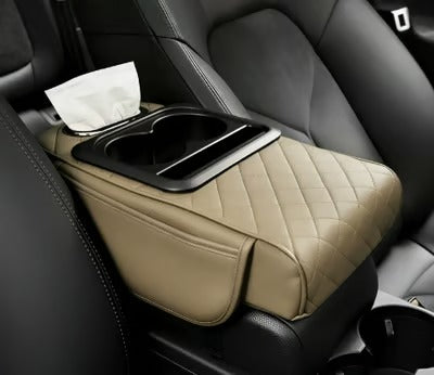 Multifunctional PU Leather Car Armrest Box Mat