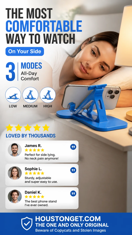 Side-Lying Phone Stand