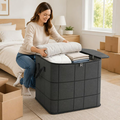 XXL Foldable Storage Bag with Reinforced Handles