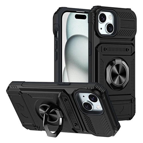 📱 LIMITED-TIME 50% OFF! 💥 Phone Case with Card Holder & Ring Grip – Kickstand, Magnetic Mount, Drop Protection