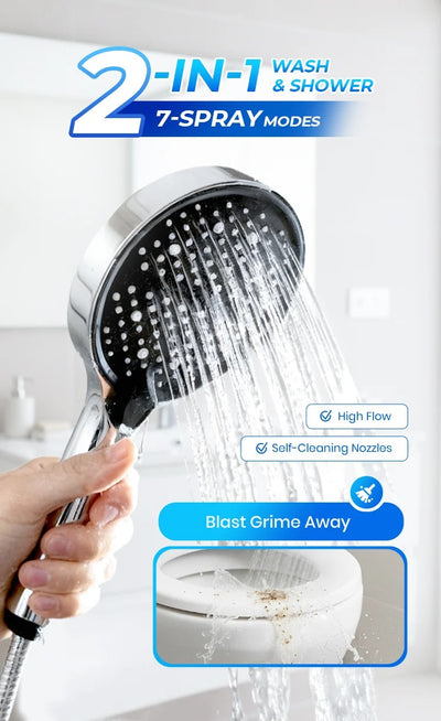 🔥Hot Sale ⏳High-Pressure Adjustable Rainfall Shower Head