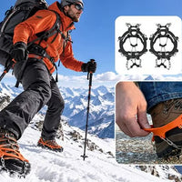 8-Claw Anti-Slip Ice Cleats
