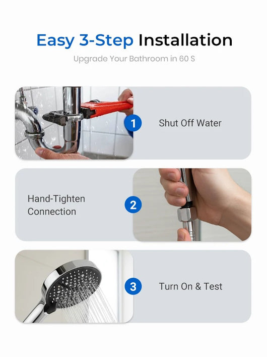 🔥Hot Sale ⏳High-Pressure Adjustable Rainfall Shower Head