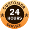 24-hour customer service