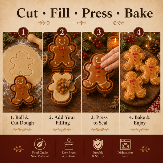 Creative And Unique Mini Christmas Pie Mold