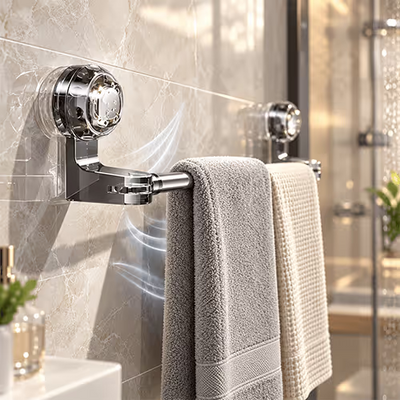 Wall-Mounted Punch-Free Door Drain Storage Rack