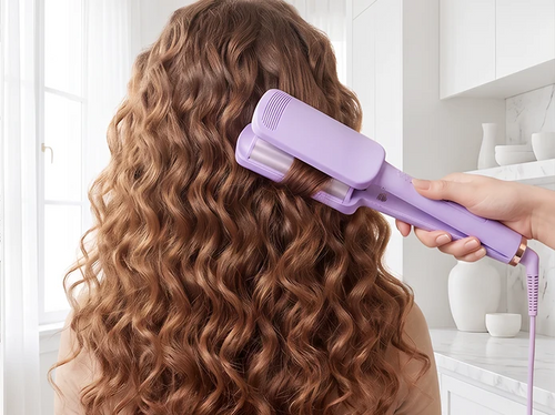 🌸32MM Wavy Hair Curler – Big Bouncy Curls, 4 Adjustable Heat Settings & Negative Ion Care – Salon-Quality Styling at Home 💇‍♀️