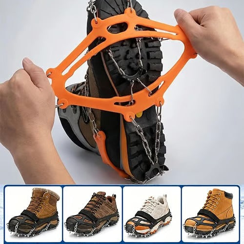 8-Claw Anti-Slip Ice Cleats