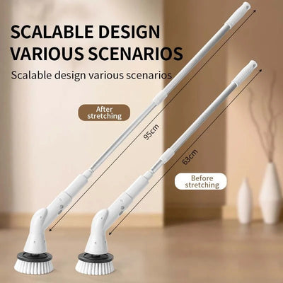 Electric Multi-Purpose Power Scrub Brush Set