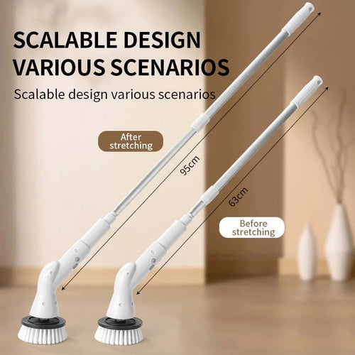 Electric Multi-Purpose Power Scrub Brush Set