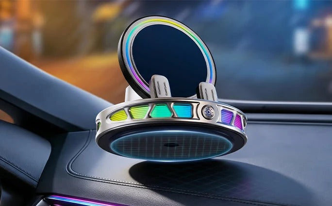 Underside of the car mount base