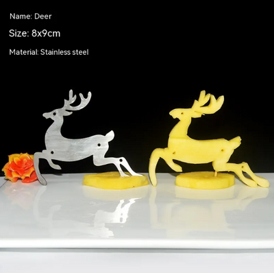 Stainless steel carving mold - deer