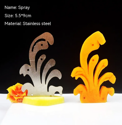 Stainless steel carving mold - spray